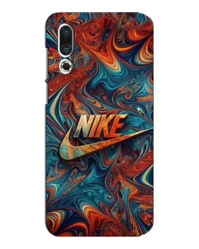 Чехол для Meizu 16s с картинкой «Nike в абстракции»