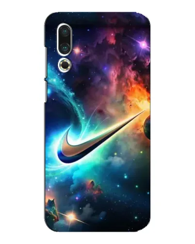 Чехол для Meizu 16s с картинкой «Космический Nike Swoosh»