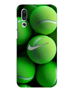 Чехол для Meizu 16s с картинкой «Теннисные мячи Найк»