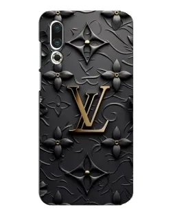 Чехол для Meizu 16s с картинкой «Кожаная текстура LV»
