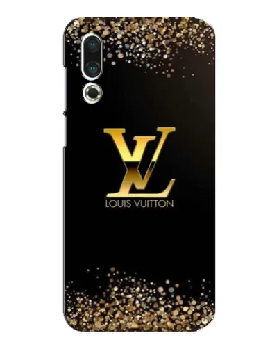 Чехол для Meizu 16s с картинкой «LV — золотые искры»