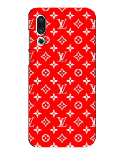 Чехол для Meizu 16s с картинкой «Яркий паттерн LV»