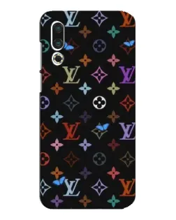 Чехол для Meizu 16s с картинкой «Цветная монограмма LV»