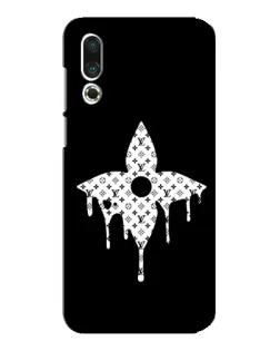 Чехол для Meizu 16s с картинкой «Цветочная монограмма»