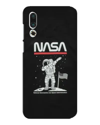 Чехол для Meizu 16s с картинкой «NASA — шагаем по Луне» Чехол для Meizu 16s с картинкой «NASA — шагаем по Луне»