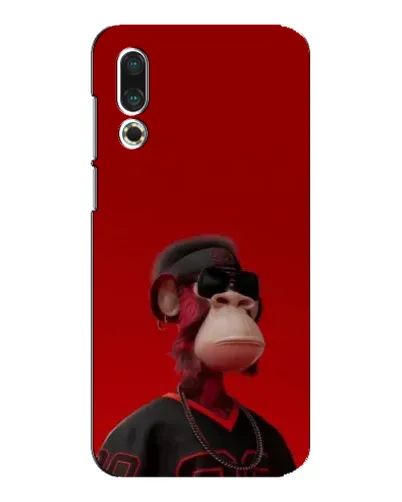 Чехол для Meizu 16s с картинкой «Bored Ape в красном» Чехол для Meizu 16s с картинкой «Bored Ape в красном»