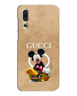 Чехол для Meizu 16s с картинкой «Микки Маус Gucci — крафт»