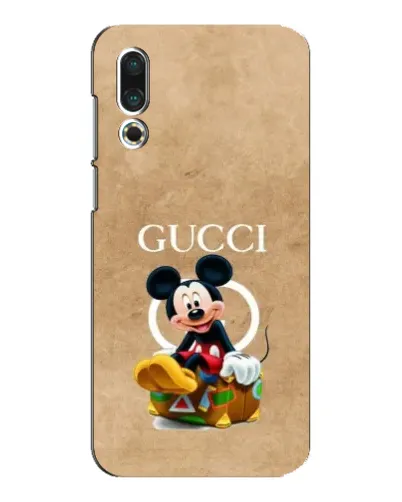 Чехол для Meizu 16s с картинкой «Микки Маус Gucci — крафт» Чехол для Meizu 16s с картинкой «Микки Маус Gucci — крафт»