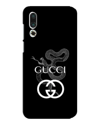 Чехол для Meizu 16s с картинкой «Gucci — серебряная змея» Чехол для Meizu 16s с картинкой «Gucci — серебряная змея»