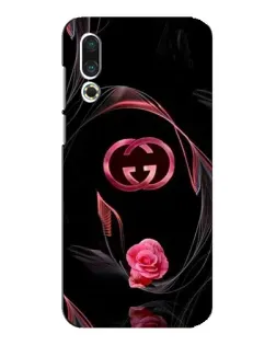 Чехол для Meizu 16s с картинкой «Gucci — неоновая роза»