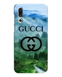 Чехол для Meizu 16s с картинкой «Gucci — горный пейзаж»