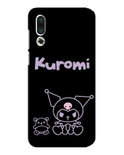 Чохол для Meizu 16s з картинкою «Kuromi — чорний мінімалізм»