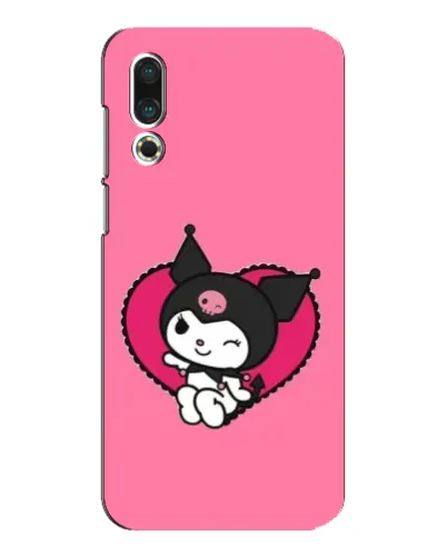 Чехол для Meizu 16s с картинкой «Kuromi — любовь в сердце» Чехол для Meizu 16s с картинкой «Kuromi — любовь в сердце»
