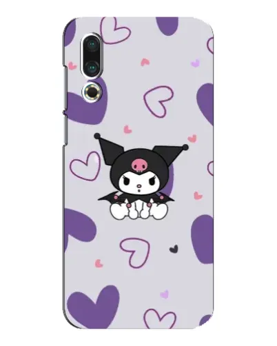 Чехол для Meizu 16s с картинкой «Kuromi и лавандовые сердца» Чехол для Meizu 16s с картинкой «Kuromi и лавандовые сердца»