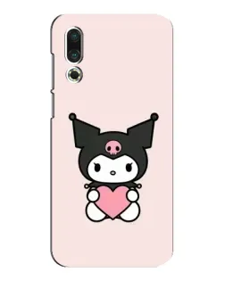 Чохол для Meizu 16s з картинкою «Kuromi та серце»