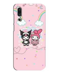 Чохол для Meizu 16s з картинкою «My Melody та Kuromi»