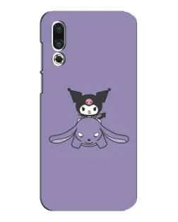 Чохол для Meizu 16s з картинкою «Kuromi на ліловому фоні»