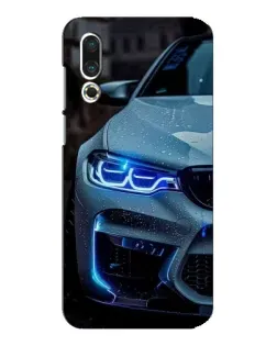 Чехол для Meizu 16s с картинкой «Взгляд BMW с синими фарами»