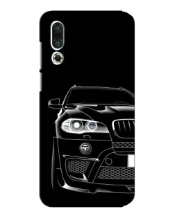 Чехол для Meizu 16s с картинкой «Темный силуэт BMW»