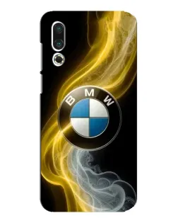 Чехол для Meizu 16s с картинкой «Золотистый дым BMW»