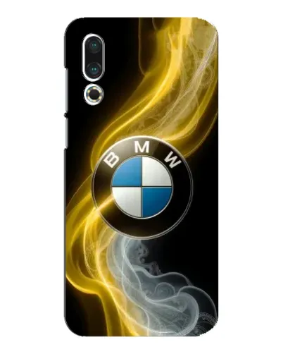 Чехол для Meizu 16s с картинкой «Золотистый дым BMW»