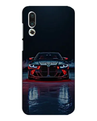 Чехол для Meizu 16s с картинкой «BMW на мокрой дороге»