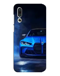 Чехол для Meizu 16s с картинкой «Голубая BMW M4»