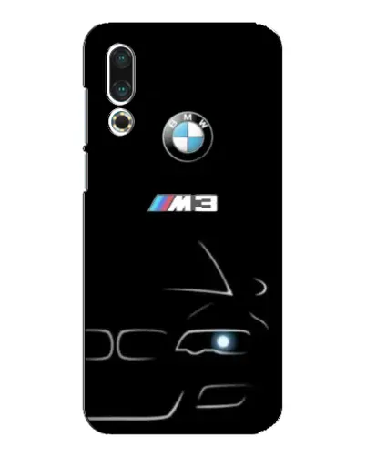 Чехол для Meizu 16s с картинкой «Минималистичный принт BMW M3»
