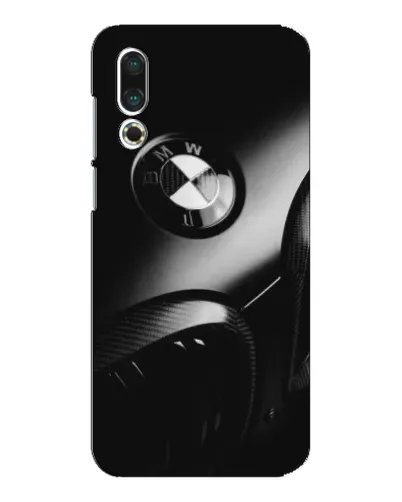 Чехол для Meizu 16s с картинкой «Эмблема BMW — макро»