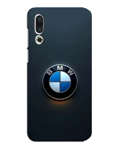 Чехол для Meizu 16s с картинкой «Логотип BMW — минимализм»