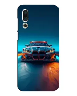 Чехол для Meizu 16s с картинкой «BMW — огни неона»
