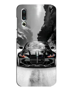 Чехол для Meizu 16s с картинкой «BMW — акварельный дрифт»