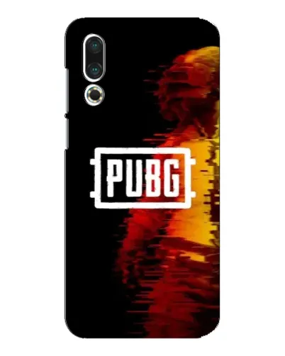 Чехол для Meizu 16s с картинкой «Яркий логотип PUBG»