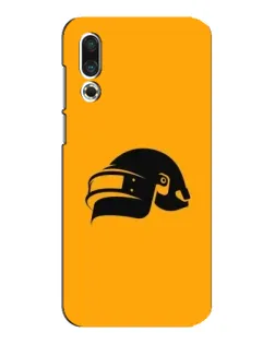 Чехол для Meizu 16s с картинкой «PUBG — золотой шлем»