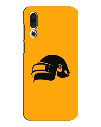 Чехол для Meizu 16s с картинкой «PUBG — золотой шлем»