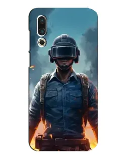 Чехол для Meizu 16s с картинкой «PUBG — реалистичный герой»