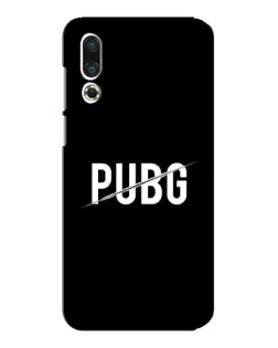 Чехол для Meizu 16s с картинкой «PUBG — белый логотип»