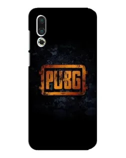 Чехол для Meizu 16s с картинкой «PUBG — золотой логотип»