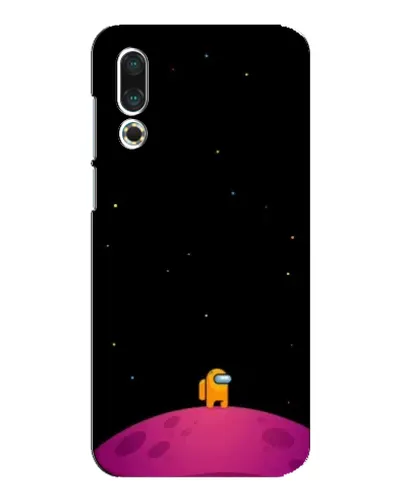 Чехол для Meizu 16s с картинкой «Одинокий герой на планете»