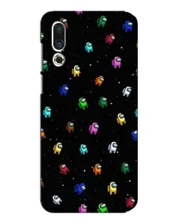 Чехол для Meizu 16s с картинкой «Экипаж Among Us»