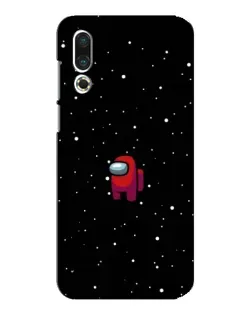 Чехол для Meizu 16s с картинкой «Красный Among Us»