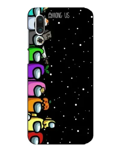 Чехол для Meizu 16s с картинкой «Команда Among Us»