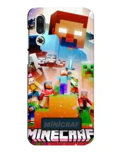 Чехол для Meizu 16s с картинкой «Minecraft герои игры»