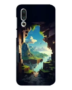 Чехол для Meizu 16s с картинкой «Вид из пещеры»