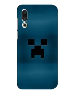 Чехол для Meizu 16s с картинкой «Крипер текстура»