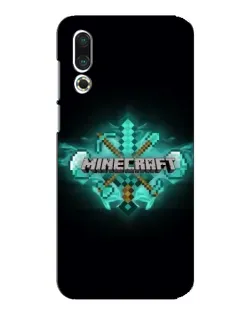 Чехол для Meizu 16s с картинкой «Minecraft Diamond лого»