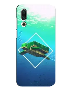 Чехол для Meizu 16s с картинкой «Черепаха Minecraft»