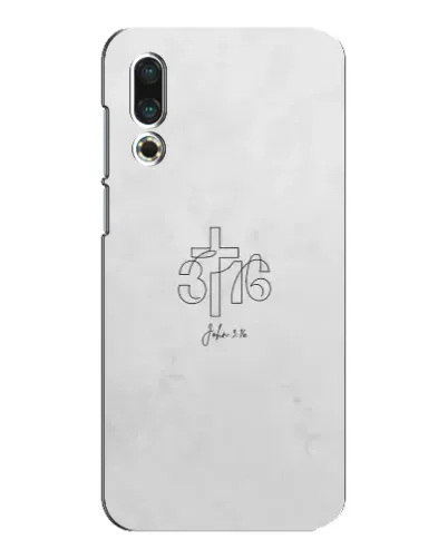 Чехол для Meizu 16s с картинкой «Иоанна 3:16 Крест» Чехол для Meizu 16s с картинкой «Иоанна 3:16 Крест»