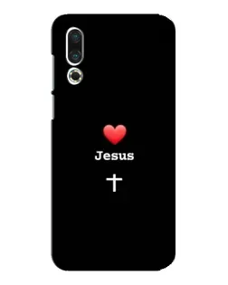 Чохол для Meizu 16s з картинкою «Серце - Jesus»