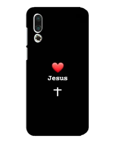 Чехол для Meizu 16s с картинкой «Сердце - Jesus» Чехол для Meizu 16s с картинкой «Сердце - Jesus»